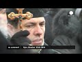 Local clergy offer moral support to protesters in Ukraine - no comment