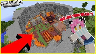 KHÁM PHÁ BÊN TRONG NGÔI LÀNG TRÊN NÚI LỬA*PANDA REDHOOD MỀU THỬ THÁCH 24 GIỜ SINH TỒN TRONG NÚI LỬA