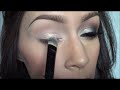 Silver smokey eye tutorial