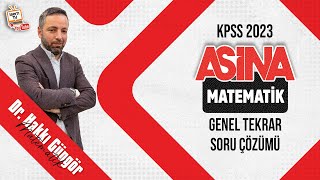 Aşina Matematik Kpss - Dr. Hakkı Güngör - Genel Tekrar Soru Çözüm 1
