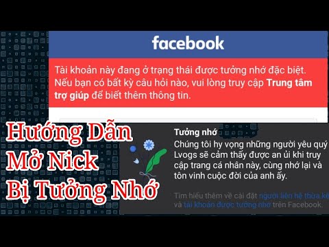 Cách Mở Khóa Nick Bị Tưởng Nhớ - Mở Nick Bị Trạng Thái Tưởng Nhớ Do Nhầm Lẫn