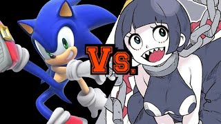 Super Smash Bros Ultimate Sonic Vs. Chompette Mii