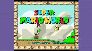 Super Mario World - Snes - Start Screen