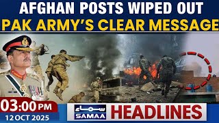 Pak Army Strikes Back Afghan Posts Destroyed Heavy Losses Reported 3 Pm Oct 12, 2025