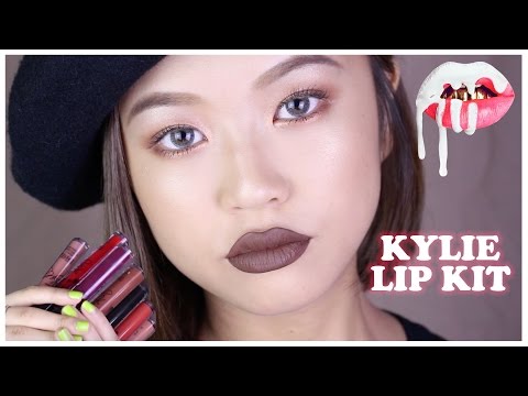 (ENG CC) 카일리 제너 립 키트 10가지 발색! + 개인적 리뷰 // KYLIE JENNER LIP KIT 10 swatches! + REVIEW