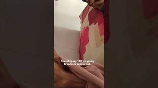 Watch My 103 Yrs Young Grandmas Feet Very Different