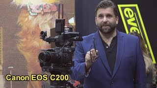 Philip Bloom DoP talks about AUTOFOCUS at BVE Excel London 2019 using Canon C200