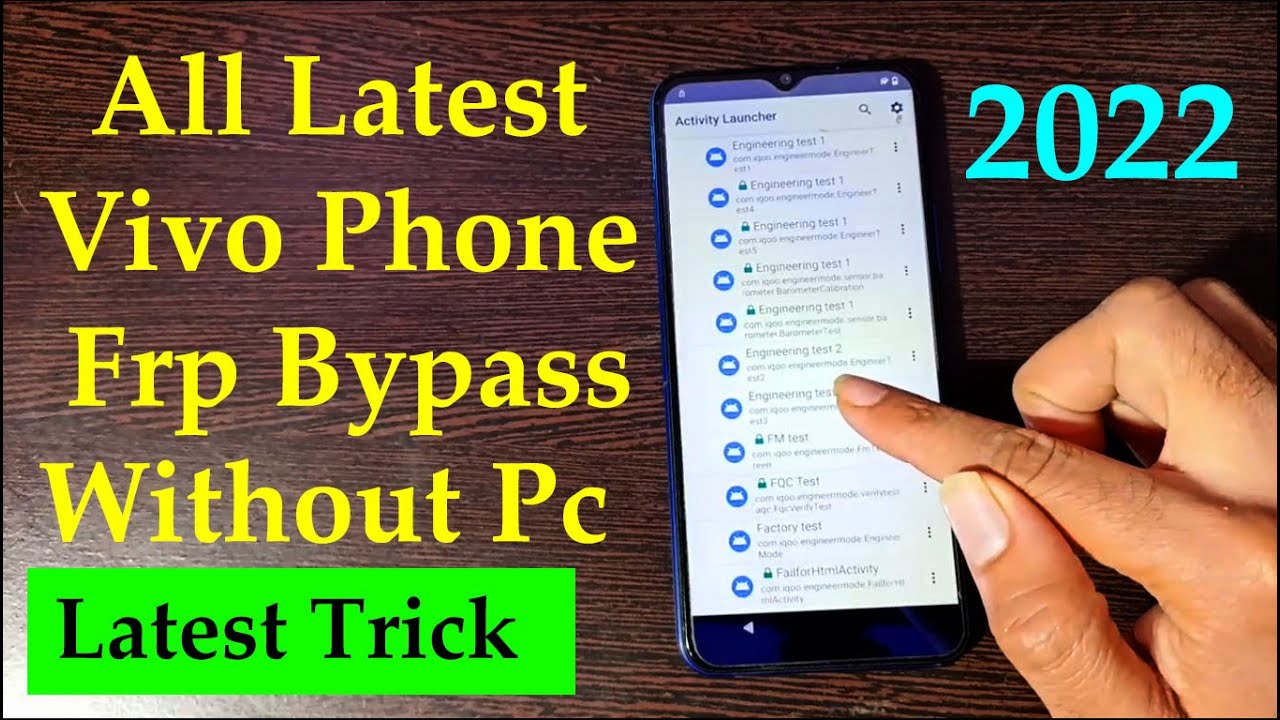 All Vivo Phone Frp Bypass Android 10,11 New Trick 2022 All Vivo Phone Frp Bypass Android 10,11 New Trick 2022