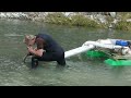 Jens and Allan New Zealand River 5 inch gumboot dredge..MP4