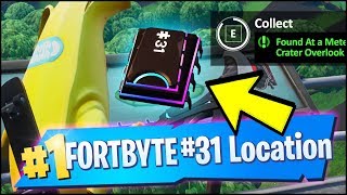 FORTBYTE #31 Location - FOUND AT A METEOR CRATER OVERLOOK (Fortnite)