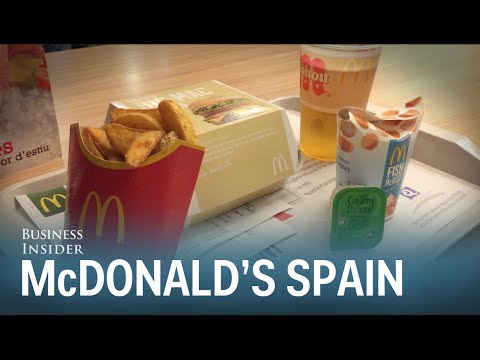 McDonald&#039;s in Spain is so much better than in America