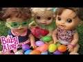 BABY ALIVE Easter Egg Hunt With Baby Alives!