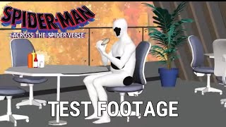 Test Footage Spider-Man Across The Spider-Verse 2023
