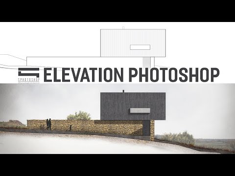 Elevation Photoshop - Photoshop Architecture (Mặt đứng kiến trúc)