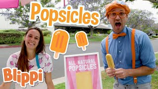 Blippi Makes Fruit Popsicles Learn Healthy Eating For Children Educational Videos For Toddlers