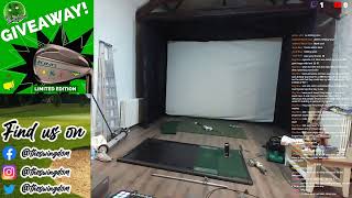 Home Golf Siimulator Build | Skytrak Live | Happy Thanksgiving