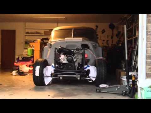 LS1 swap 52 Chevy start & idle - YouTube