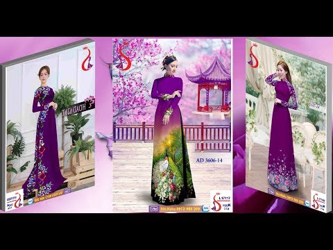 ÁO DÀI TÍM ÁO DÀI TÍM HUẾ ĐẸP QUÝ PHÁI l Vải Áo Dài S