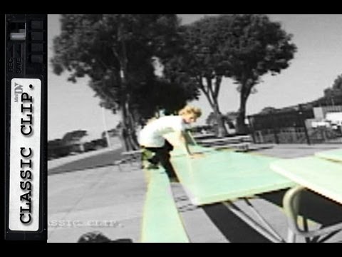 Skateboarder Vs. Picnic Tables Epic Fail Fall