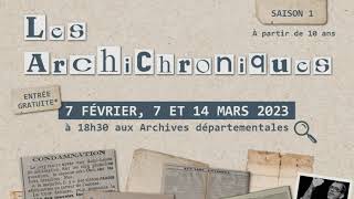 Culture - Lancement De La Saison 1 Des Archichroniques