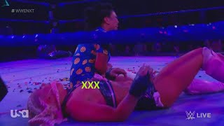 The Finish To The Wendy Choo Vs Tiffany Stratton Lights Out Match Nxt 08.23.22 Bonus Nip Slip