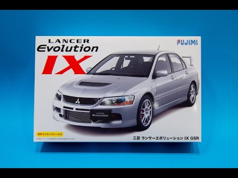 Fujimi 1/24 Mitsubishi Evo IX Model Kit Unboxing And Review Here I take a look at a unique, not so budget, model. Fujimi 1/24 Mitsubishi Evo IX Model Kit Unboxing And Review Here I take a look at a unique, not so budget, model.