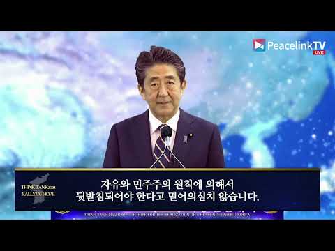 【日本語音声・高画質】統一教会系のイベントで流れた安倍晋三元首相のビデオメッセージ (07月11日 13:35 / 634 users)
