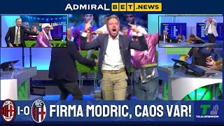 Di Milan Bologna 1-0 La Firma Di Modric In Una Serata Complicata Dagli Episodi Arbitrali