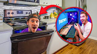 Secret Hidden Oven Entrance To Epic Gaming Fort