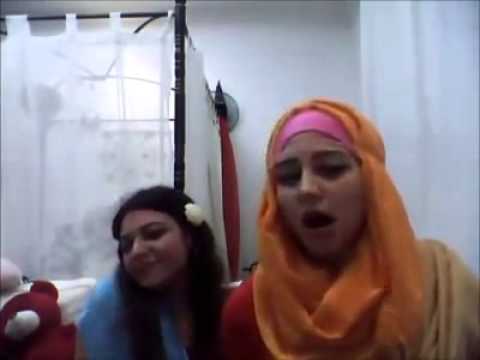 ARABIC GIRL IS SINGING HINDI SONG