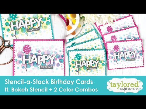 Bokeh Layering Stencil Bokeh Layering Stencil