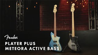 Exploring the Player Plus Meteora Bass Models | Player Plus | Fender