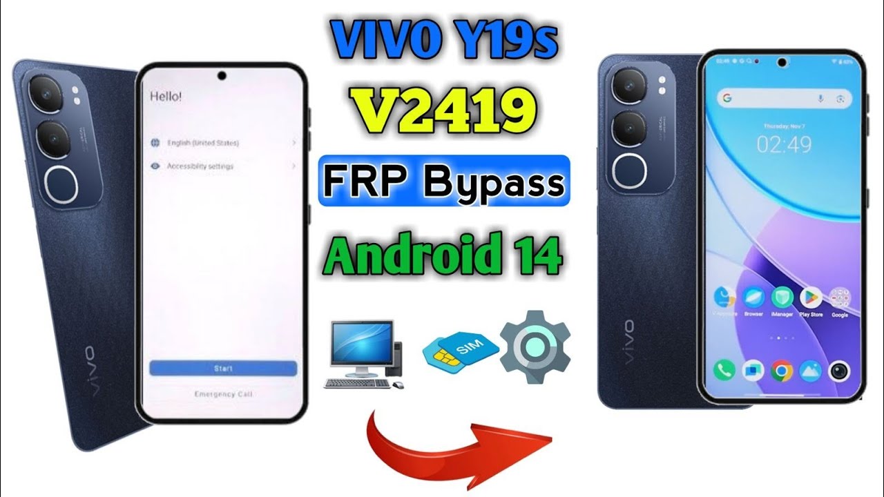 Bypass FRP Vivo Y19s Android 14 | New 2025 Method No PC Bypass FRP Vivo Y19s Android 14 | New 2025 Method No PC