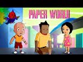 Mighty Raju - Paper World | Cartoons for Kids in Hindi | Funny Videos