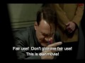 Hitler, as "Downfall" producer, orders a DMCA takedown