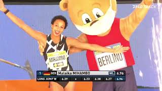 Malaika Mihambo World Lead 6.96M Long Jump