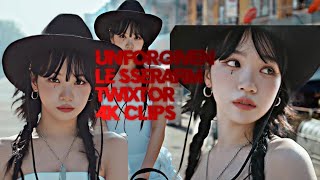 Unforgiven Le Sserafim Twixtor 4K Clips