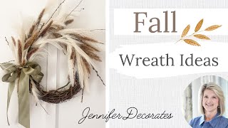 DIY Fall Wreath Ideas | Fall Natural Wreath
