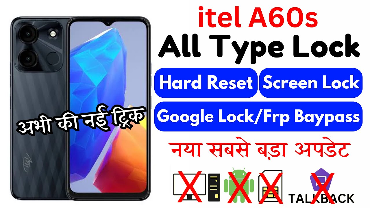 how to unlock itel A60s !! Frp Baypass itel A60s how to unlock itel A60s !! Frp Baypass itel A60s