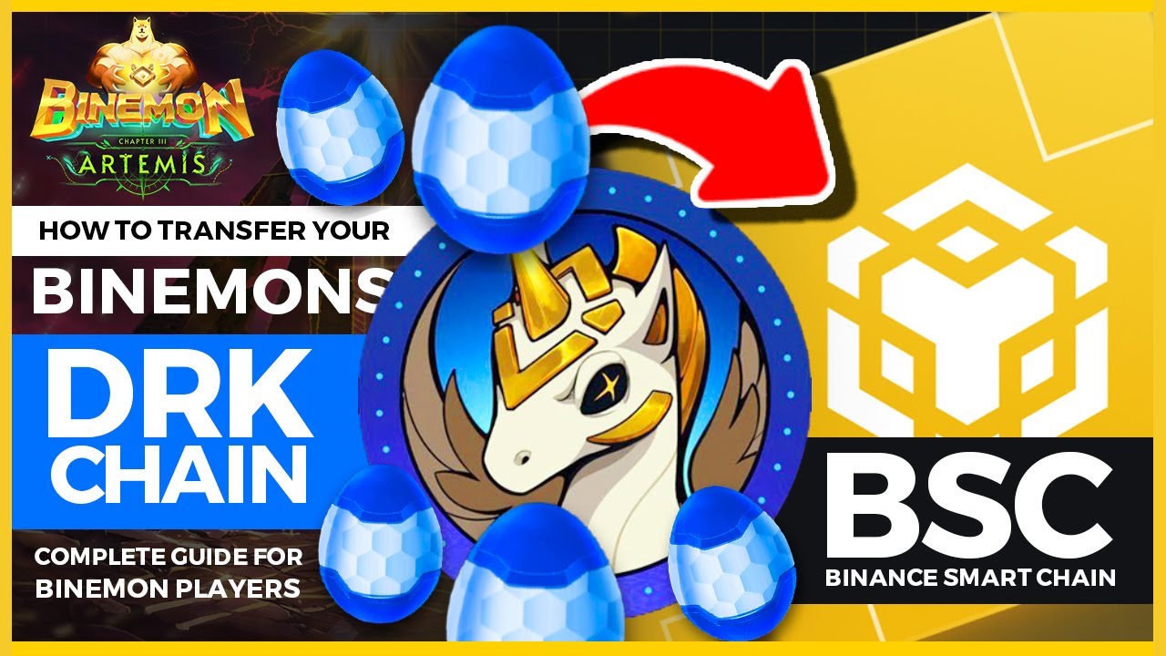 BINEMON NFT to BINANCE SMART CHAIN - HOW TO TRANSFER YOUR BINEMON EGG NFT FROM DRK TO BSC METAMASK