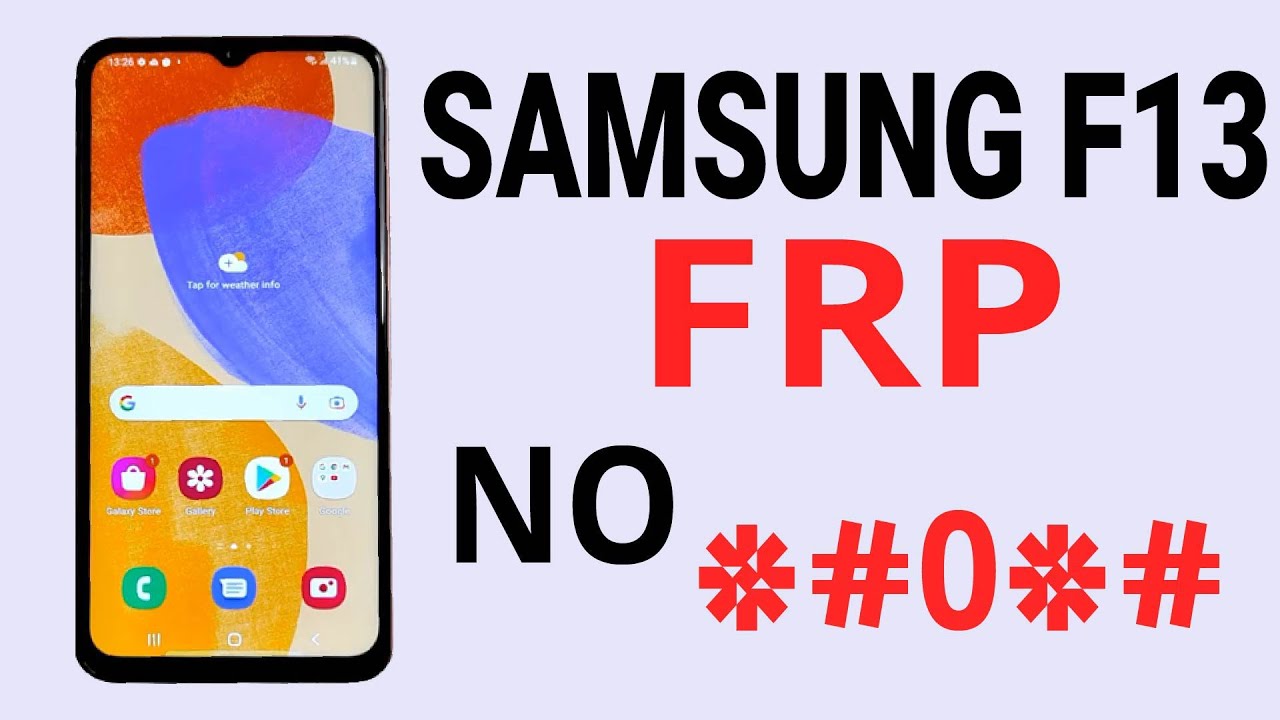 Samsung F13 FRP Bypass Without Pc No *#0*#/ Bypass Samsung F13 FRP Bypass Without Pc No *#0*#/ Bypass
