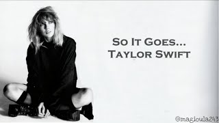 Watch Taylor Swift So It Goes video
