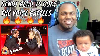 Cody Ray Raymond Battles SandyRedd to Solomon Burke's "Cry to Me" - The Voice 2018 Battles REACTION
