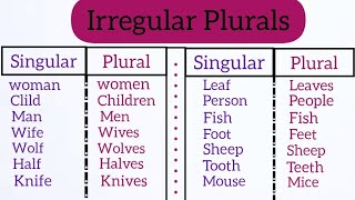 Singular Vs Plural
