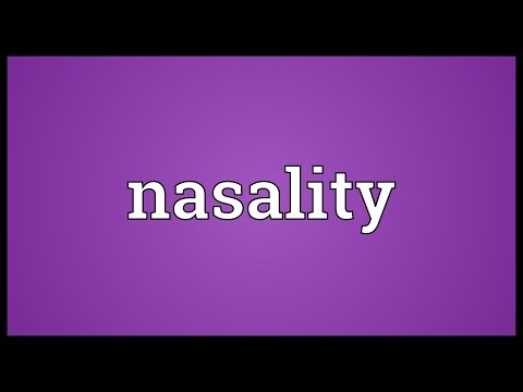 Header of nasality