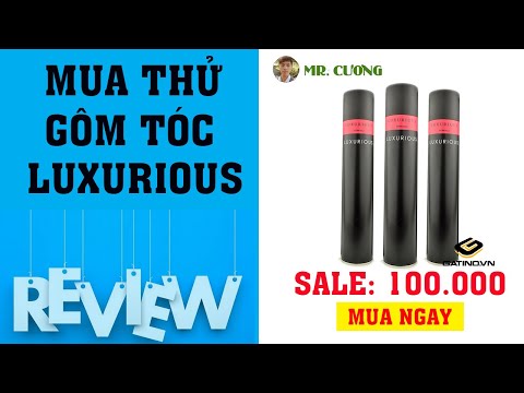 Mua Thử Gôm Xịt Tóc LUXURIOUS