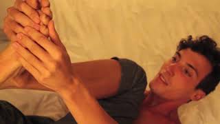 Danny Relaxes In Bed