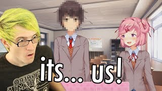 WE SEE THE MAIN CHARACTER! | Doki Doki Literature: Rain Clouds - Sayori's Story