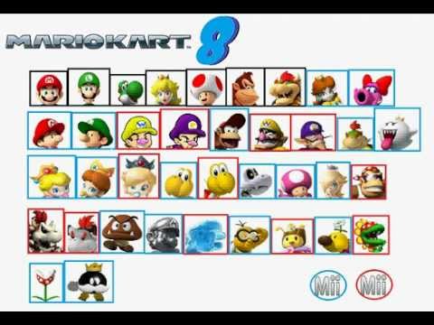 Mario Kart 8 Roster Prediction - YouTube
