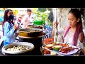 Amazing Cambodian Street Food 2024 from 4 Different Places Around Phnom Penh City